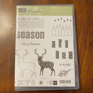 Stampin Up - Merry Patterns Clear Stamp Set